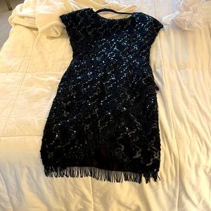 Vintage sequins dress.